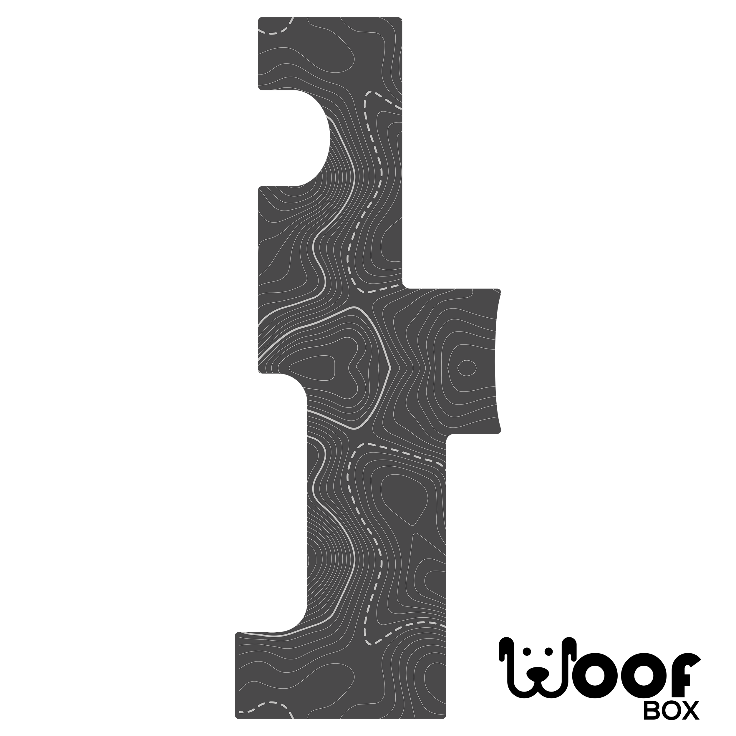 Fiat Chausson X650 WOOF MAT waschbare SchmutzfangmatteDark Charcoal Geo-Woof